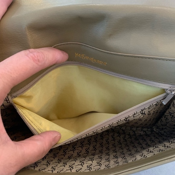 Vintage YVES Saint Laurent Ysl Vintage Clutch Bag Purse ๐๐ - Picture 12 of 14